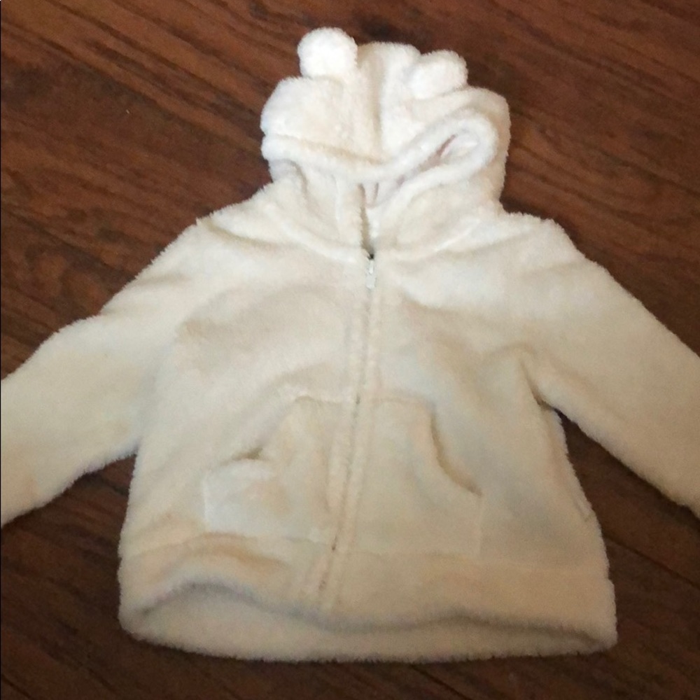 Adorable bunny 🐰 zipper sweatshirt 6–12M